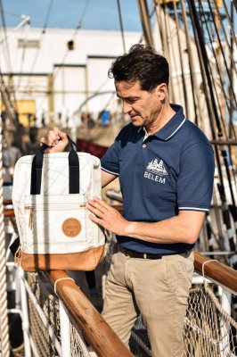 Le sac à dos Wally x 727 Sailbags